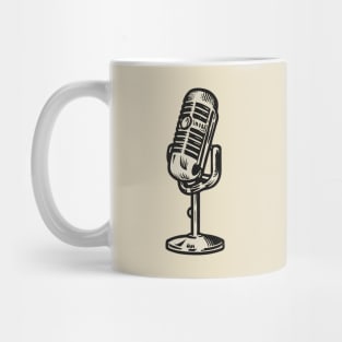 A Vintage Microphone Mug